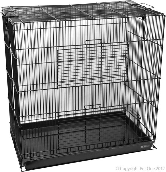 Avi One Rat / Chincilla Cage Black Carousel 1