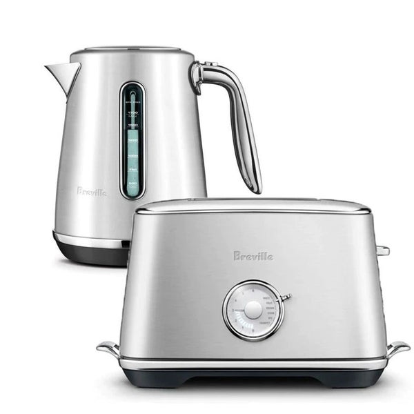 Breville Luxe Toaster and Kettle Set - Stainless Carousel 1
