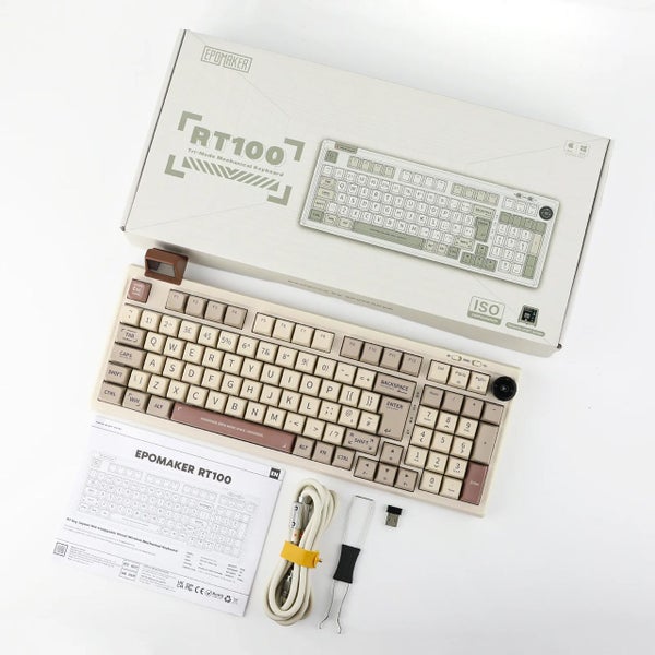 Epomaker RT100 RGB Wireless Hot-Swappable Mechanical Keyboard - Wisteria Switch Carousel 2