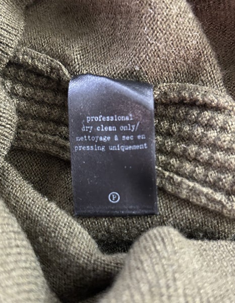RAG & BONE - Olive green wool knit sweater Carousel 9