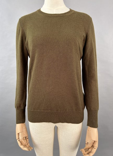 RAG & BONE - Olive green wool knit sweater Carousel 1