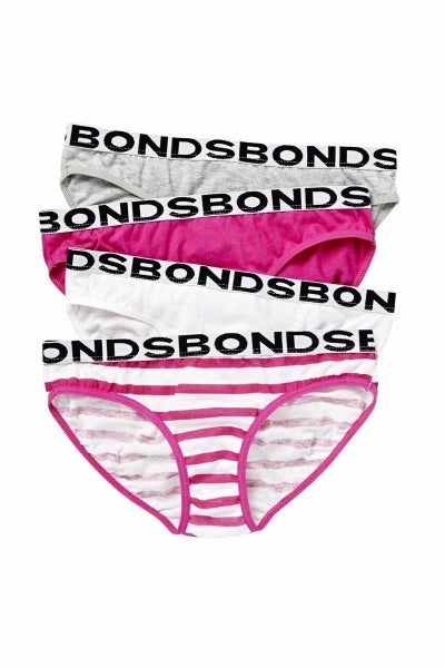 12 Pairs X Bonds Girls Underwear Kids Briefs Knickers Undies Assorted Colours Carousel 2
