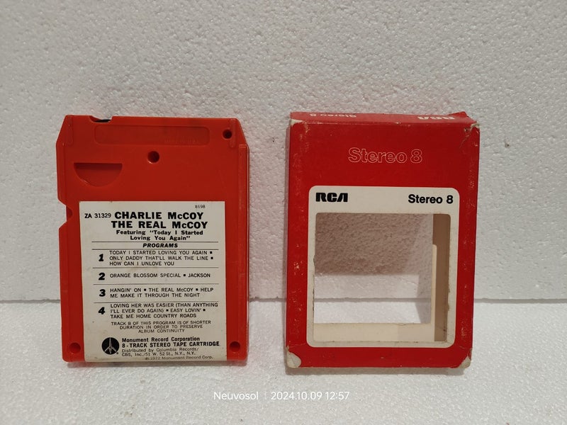 Charlie McCoy : The Real McCoy ( 8-Track Tape ) (1972) Carousel 2