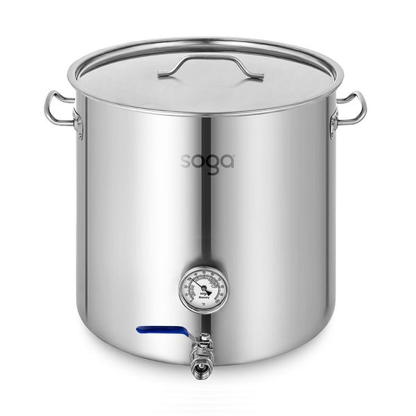 SOGA Stainless Steel Brewery Pot 33L With Beer Valve 35*35cm Carousel 1