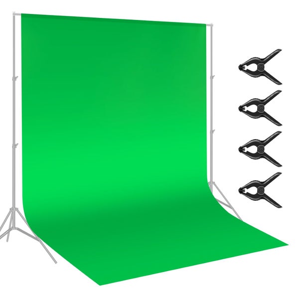 Neewer 10x12 feet/3x3.6 Meters Green Chromakey Fiber Backdrop Background Screen Carousel 1