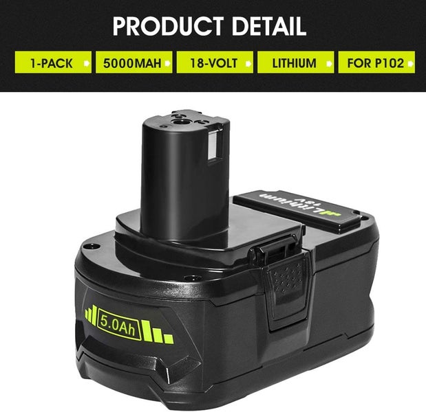 RYOBI 18V 5Ah Battery (OVER STOCKED) Carousel 2