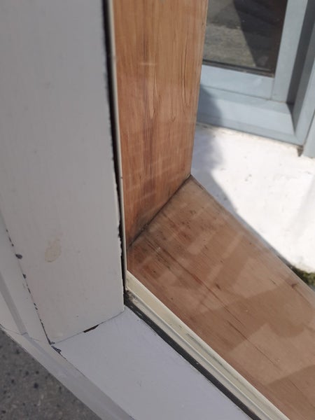 Angled Aluminium Window - made for stairwell Carousel 4