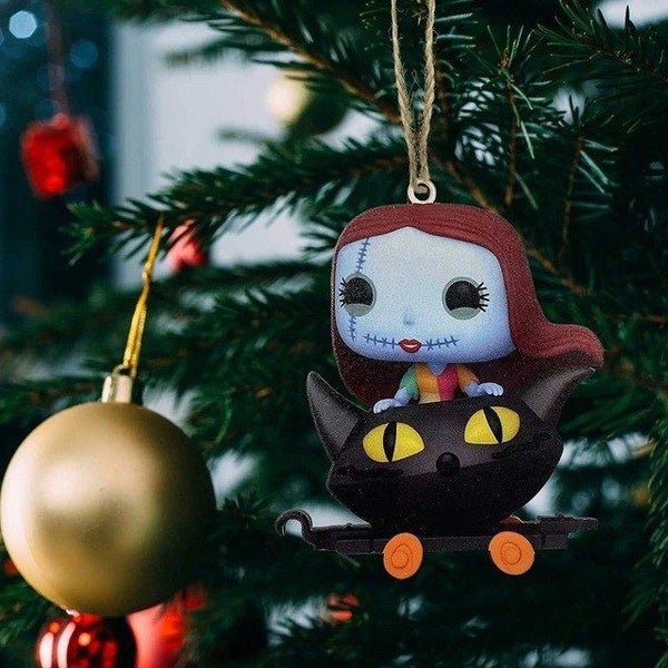 Christmas Acrylic Pendant Christmas Tree Hanging Ornament Carousel 2