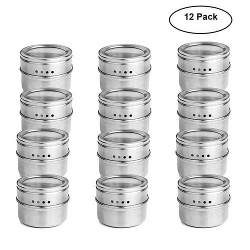 Spice Jars Magnetic Storage Carousel 1