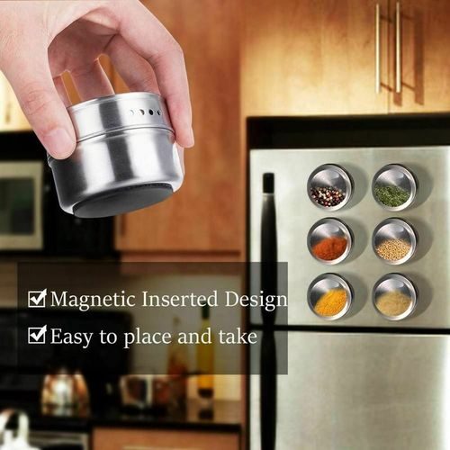 Spice Jars Magnetic Storage Carousel 2