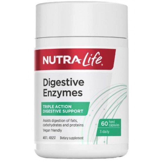 Nutralife Digestive Enzymes capsules 60's...**Pakuranga Pharmacy** Carousel 1