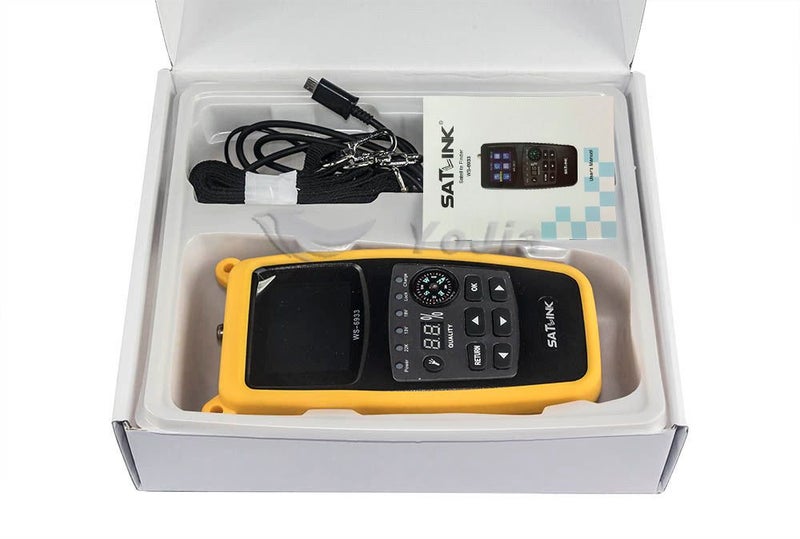 Original Satk WS-6933 DVB-S2 FTA C&KU Band Digital Satellite Finder Meter Wit... Carousel 6