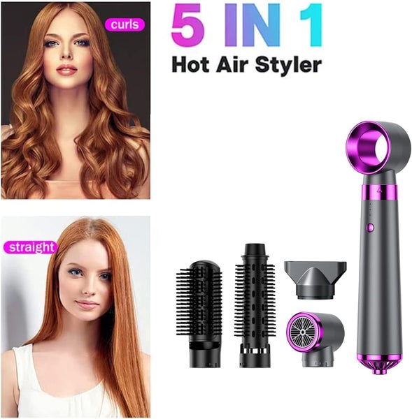Hair Dryer Brush,5-in-1 Hot Air Brush Set,Dryer Styling Tool for All Hairstyles Carousel 2