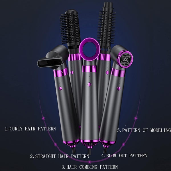 Hair Dryer Brush,5-in-1 Hot Air Brush Set,Dryer Styling Tool for All Hairstyles Carousel 4