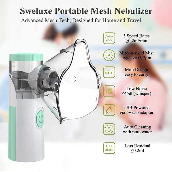 Handheld Mesh Nebulizer for Home Use Children Elderly Portable Nebulizer Carousel 2