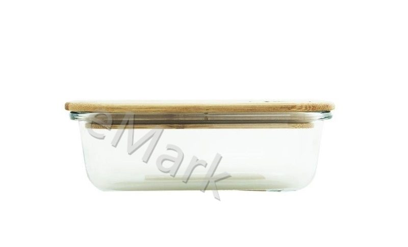 Glass Container 1050ml with Bamboo Lid -- Kates Kitchen Carousel 2