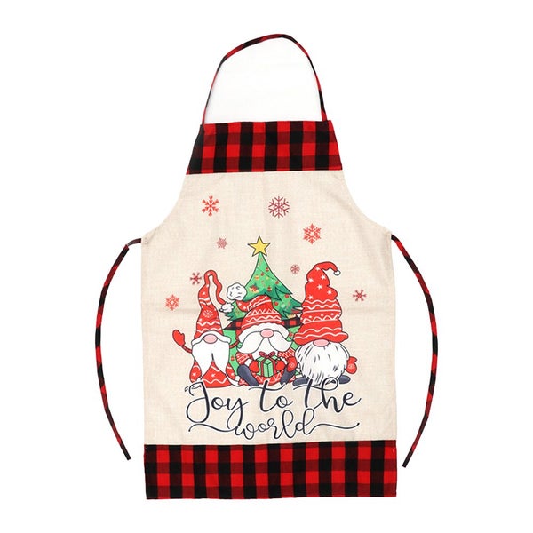 Kitchen Cooking Aprons Funny Christmas Sleeveless Baking Apron for Adults-Stripe Carousel 2