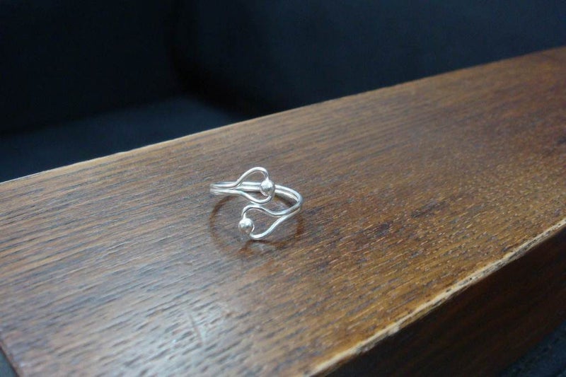 Toe Ring | Adjustable | 2Ballz Topz | 925 Sterling Silver #783 Carousel 2