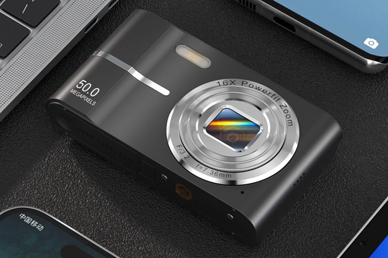 Digital Camera 4K Screen Video Camera With 32GB Memory Card-Black Carousel 2