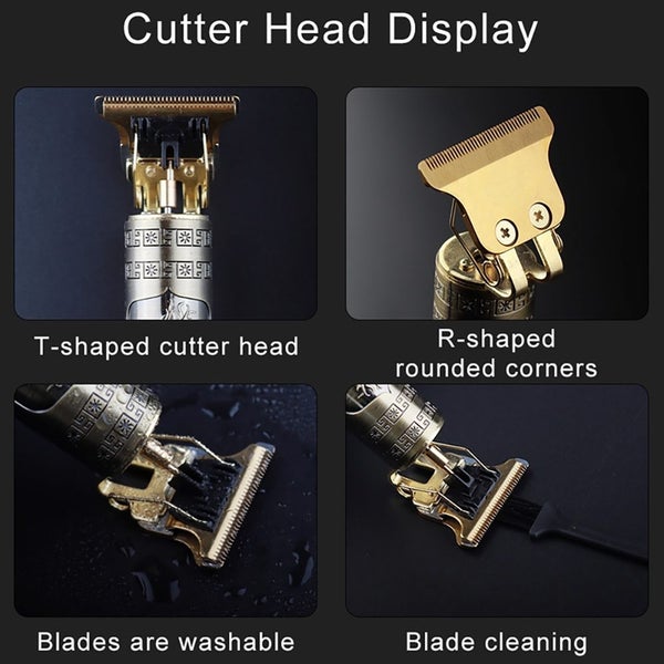 Cordless Electric Hair Trimmer for Men Beard Shaver and Hair Clippers -Style 2 Carousel 3