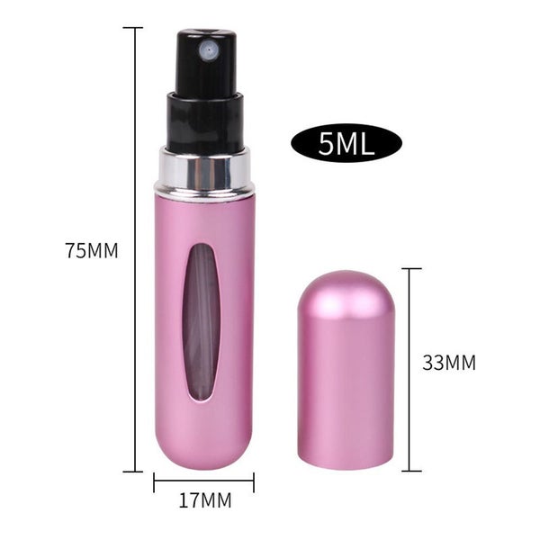 3PCS Mini Perfume Atomizer Sprays Refillable Portable Bottles for Travel-Blue Carousel 3