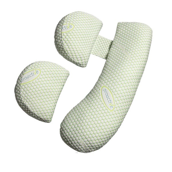 Dual-Use Maternity Body Pillow Side Sleeper Waist Support Sleeping Aid-Green Carousel 1
