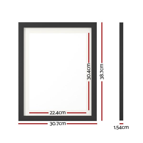 Photo Frame 3Pcs Set Black64236519485826111