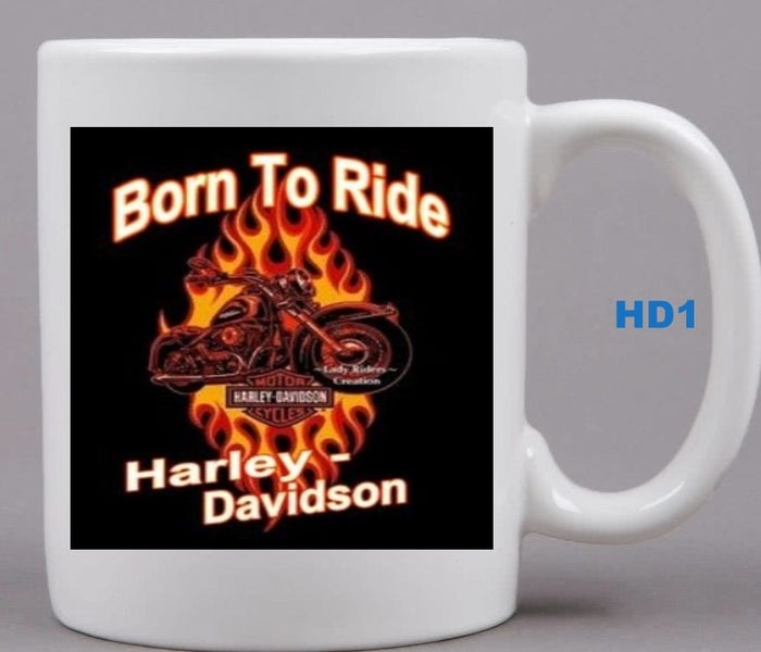 Harley David images on mugs dishwasher proof Carousel 1