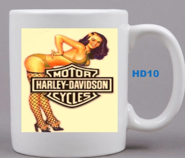 Harley David images on mugs dishwasher proof Carousel 2