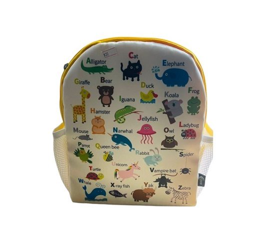 ALPHABET BACKPACK YELLOW Carousel 1