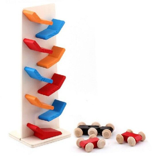 Wooden Race Car Drop - ramp racer Carousel 1