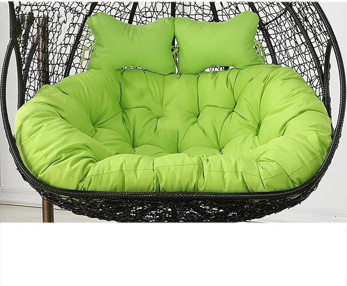 Cushion Pad Seat Set High Quality For Double Hanging Basket Chair - Green Carousel 2