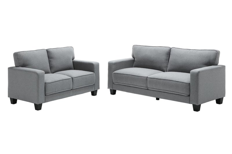 LANCASTER Fabric Sofa Range (Grey) - 2 Seater64165585678849114