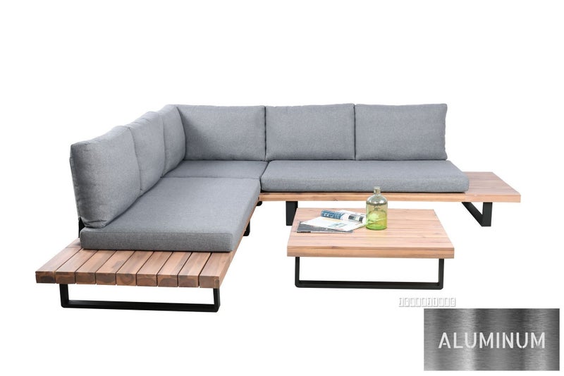 BASTON Aluminium Sectional Outdoor Lounge Sofa Set62937632288897112