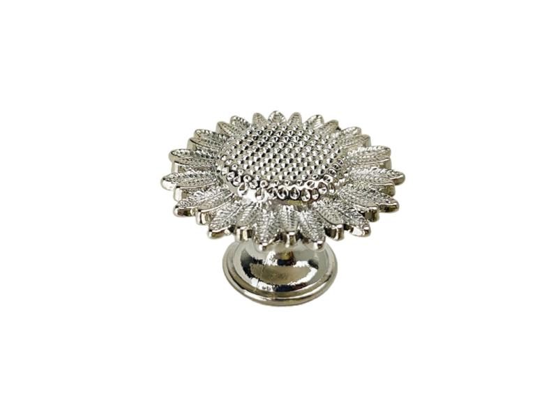 Cabinets Door Knobs Zinc Alloy Sunflower Shape For Children's Bedroom Home Carousel 1