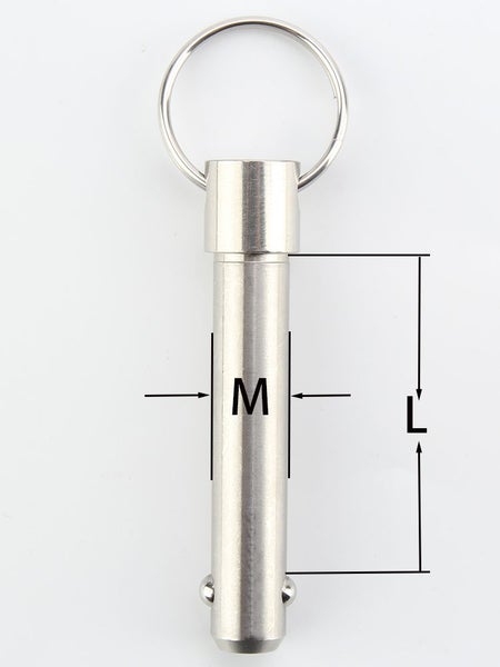 QB114 Spring Pins Stainless Steel Pin Dia 5-25mm Usable Length 10-100mm Quick Carousel 1