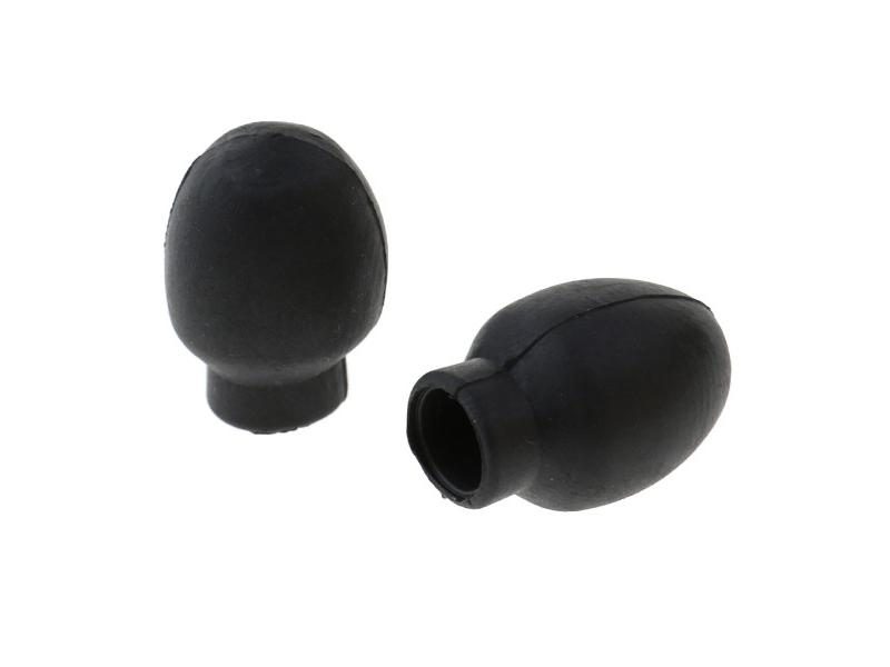 2 Pieces Bass Drum Beater Head With Silent Tip Silicone Drumstick Tips For Carousel 2
