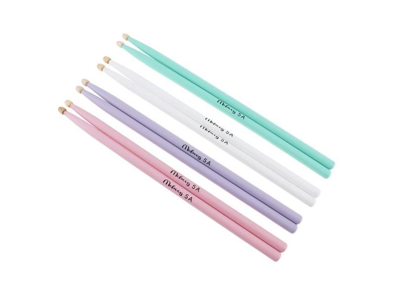 1 Pair 400mm Colorful Professional Portable And Lightweight Maple Wood 5A Size Carousel 2