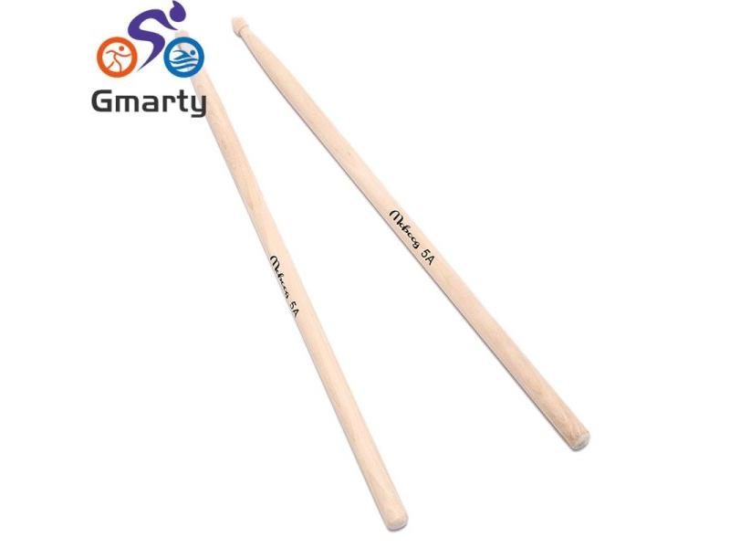 1 Pair Durable Maple 5A Size Maple Wood Drumsticks Stick For Drum Lightweight Carousel 2