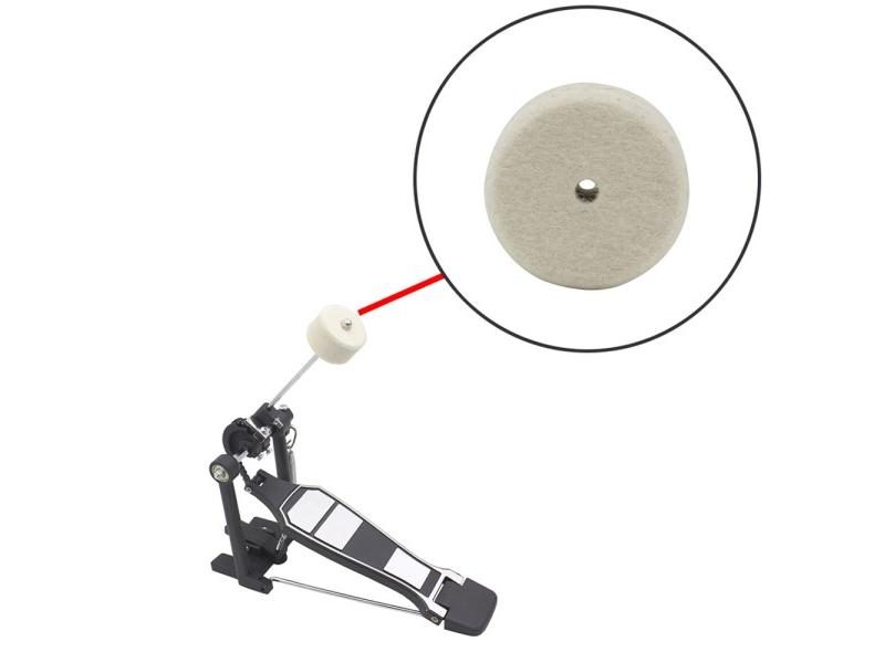 High Quality Drum Beater Pad Wool Felt Pad For Bass Drum Pedal Beater Carousel 1