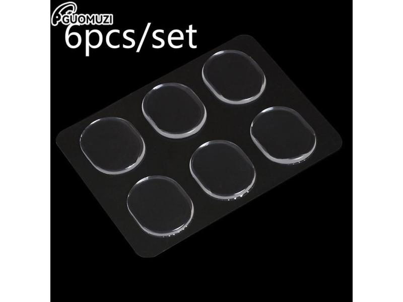 6pcs Set Transparent Snare Drum Mute Pad Gel Pads Drum Muffler Percussion Carousel 2