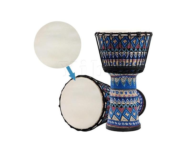 30cm Diameter Beige Goatskin Drum Head Fits Bongo Shaman African Tambourine Carousel 1