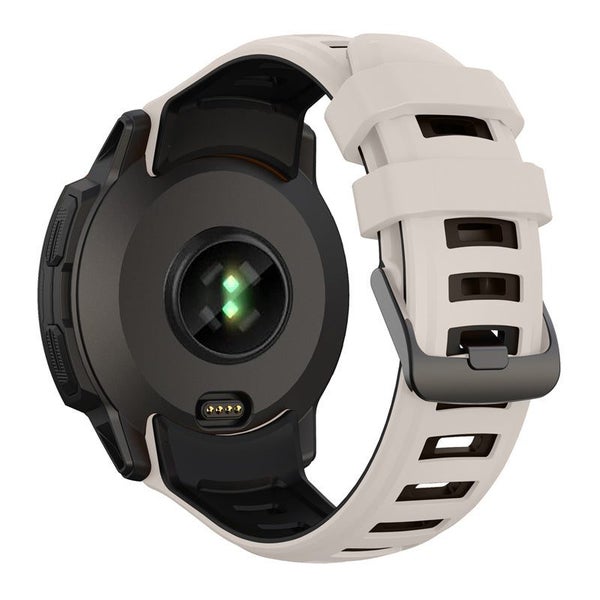 Garmin Instinct 2X Solar/Instinct 2X Replacement Strap Wristband-White Black Carousel 2