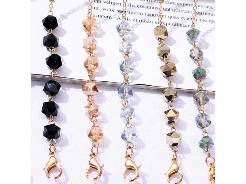Bohemian Crystal Beaded Glasses Chains For Women Carousel 2