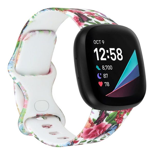 Fitbit Versa 4/Versa 3/Sense/Sense 2 Silicone Replacement Bands Strap-C Carousel 1