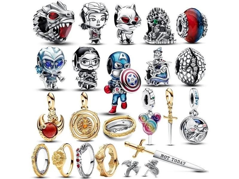 New 925 Silver Ice And Fire Power Beads Captain Pendant Fits Pandora Bracelet Carousel 2