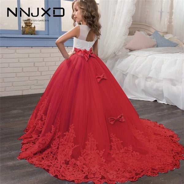 Flower Elegant Briesdesmaid for Wedding 6-14Y Teen Girls Graduation Party Pro... Carousel 7