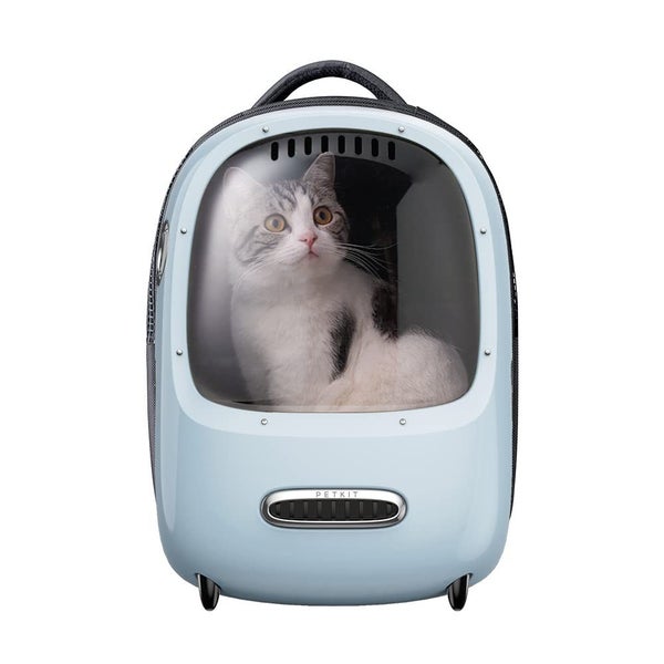 PETKIT Ventilated Carrier with Inbuilt Fan Light, Comfortable Cat Dog Bag Travel Carousel 1