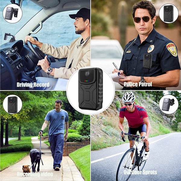 Bicycle Mini Body Camera 1080P FHD 140 Degree Wide Angle Video Recorder for M... Carousel 6