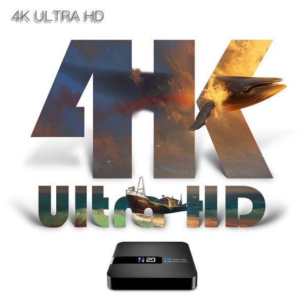 HONGTOP H20 Smart 10.0 2GB 16GB 4K HD H.265 Media Player TV Android 3D Play S... Carousel 7